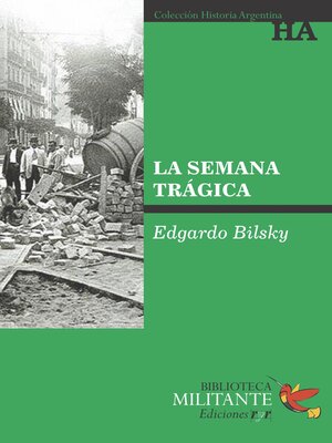 cover image of La semana trágica